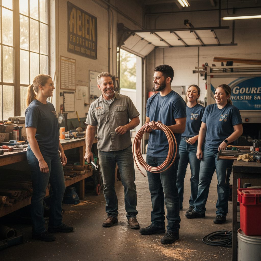 The Tullahoma Plumbing Services team at work in Tullahoma