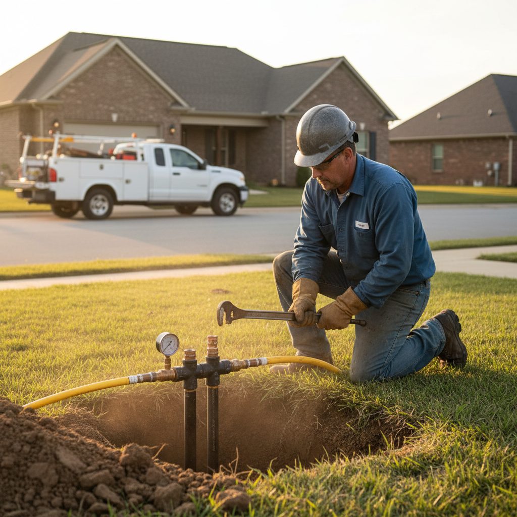 Gas Line Plumbing in Tullahoma